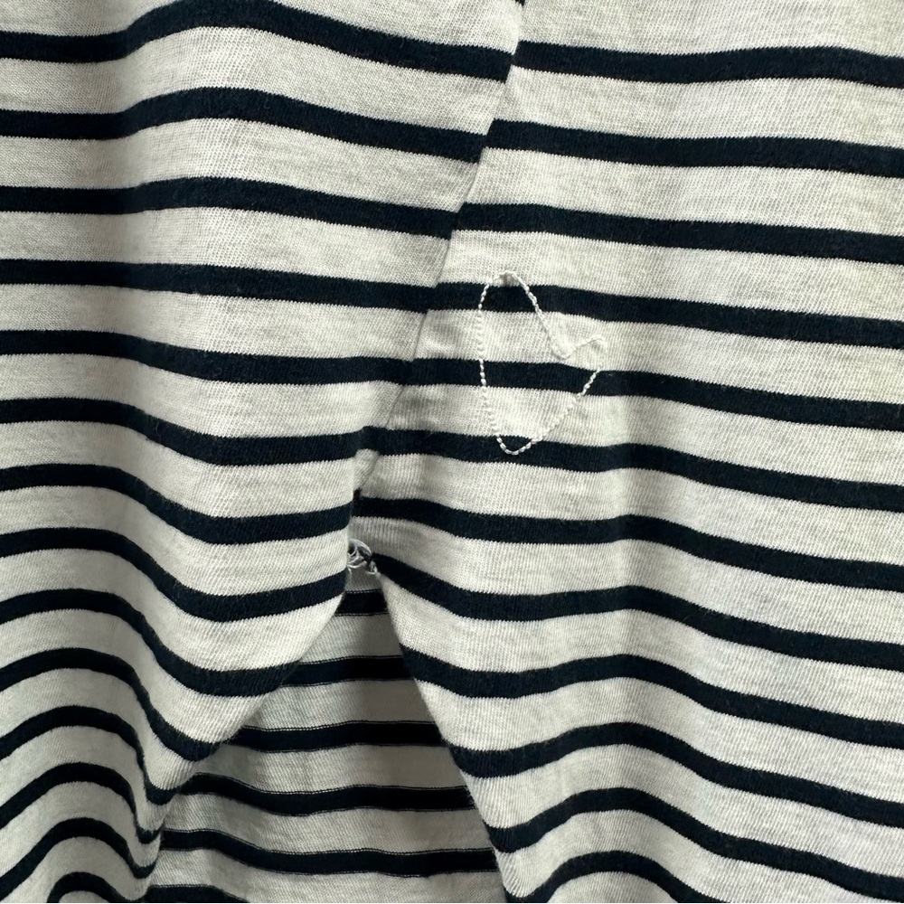 Frank & Eileen Tee Lab Sleeveless Striped Maxi/Midi Dress Navy & White - Picture 6 of 10